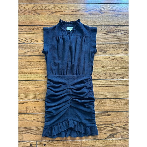 Ba&Sh Isa Dress Dark Navy, Size 1(small) NWT - Picture 6 of 11